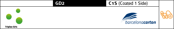 Triplex Gris, GD2, C1S, CTS